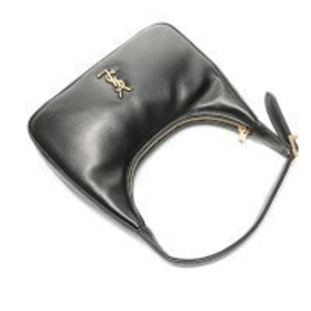 Yves Saint Laurent Calypso Leather Hobo Shoulder Bag Black - Picture 8 of 12
